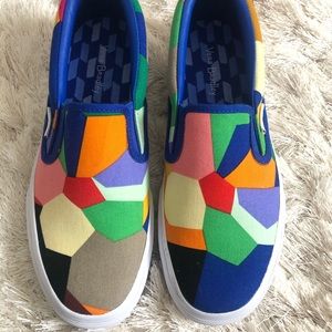 Sneakers, colorful sneakers, Canvas Slip-on Shoes